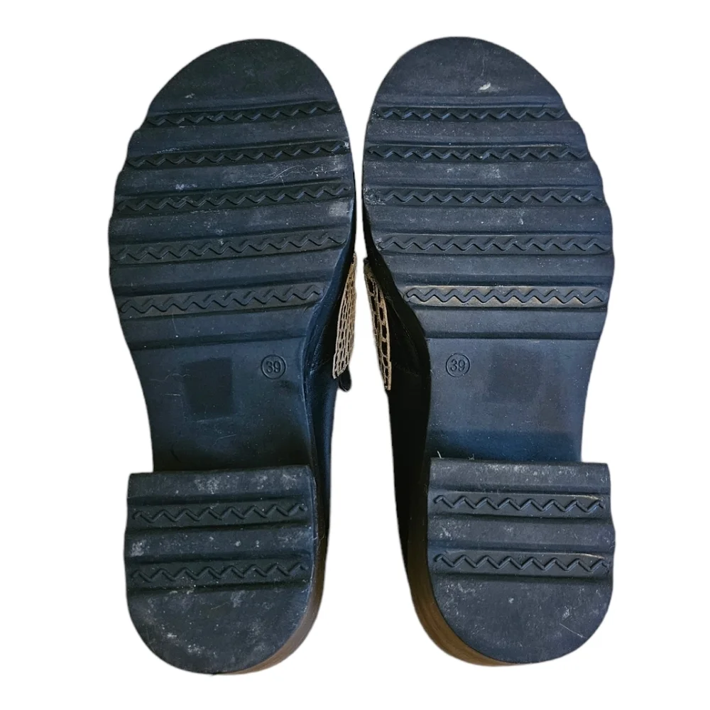 TBA to be announced Y2K Chunky Platform Penny Loafers - Picture 5 of 7